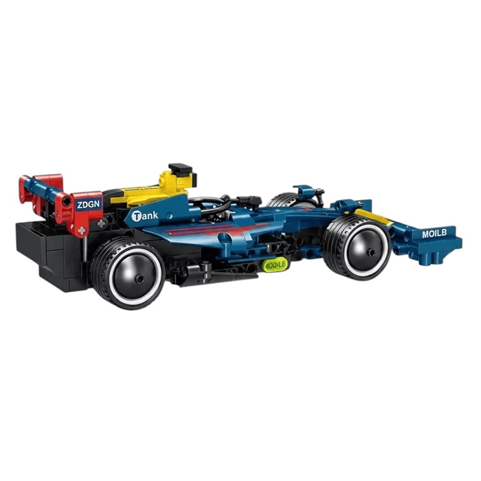 Set Bloques Armables Auto Carrera Pull Back 293pzs DBG1771 3