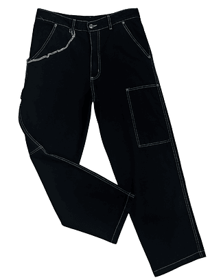 Jeans Carpintero Negro 12oz Urbano – Infalible