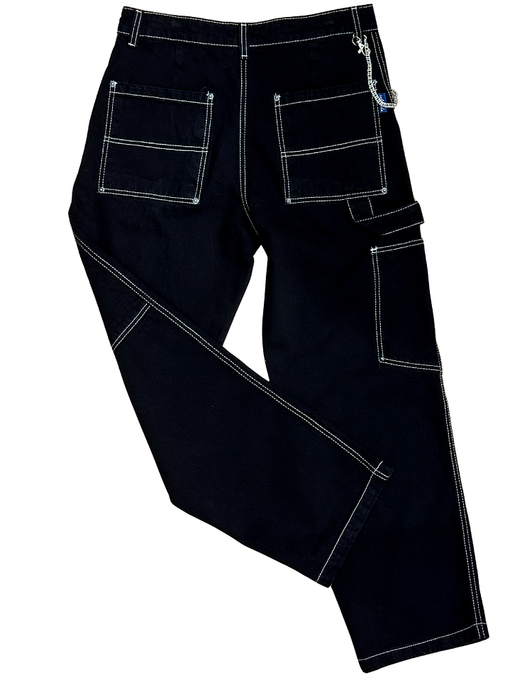 Jeans Carpintero Negro 12oz Urbano – Infalible 3