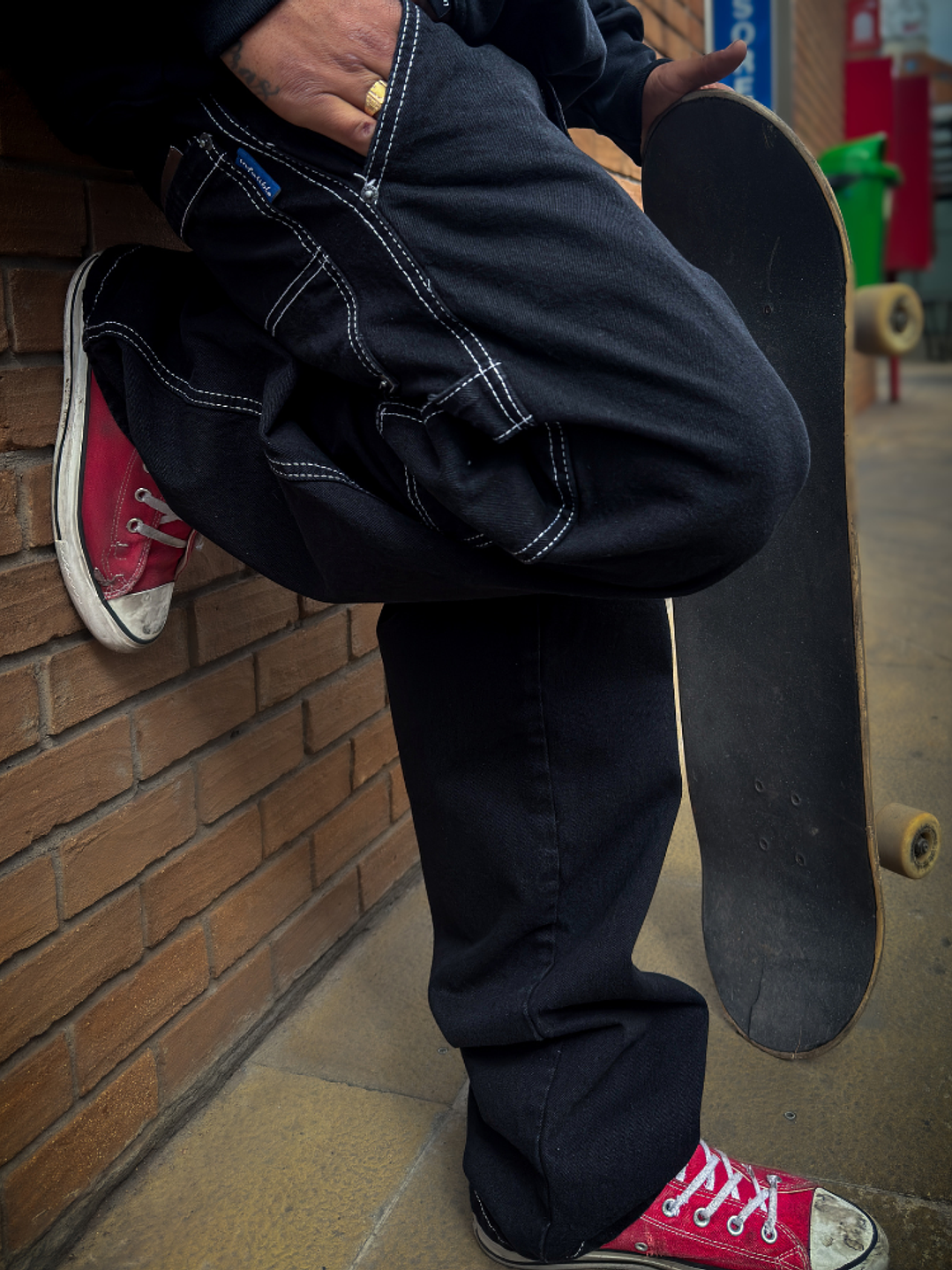 Jeans Carpintero Negro 12oz Urbano – Infalible 2