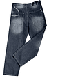 Jeans Semi-Baggy Negro Lavado 9.2oz – Infalible - Miniatura 2