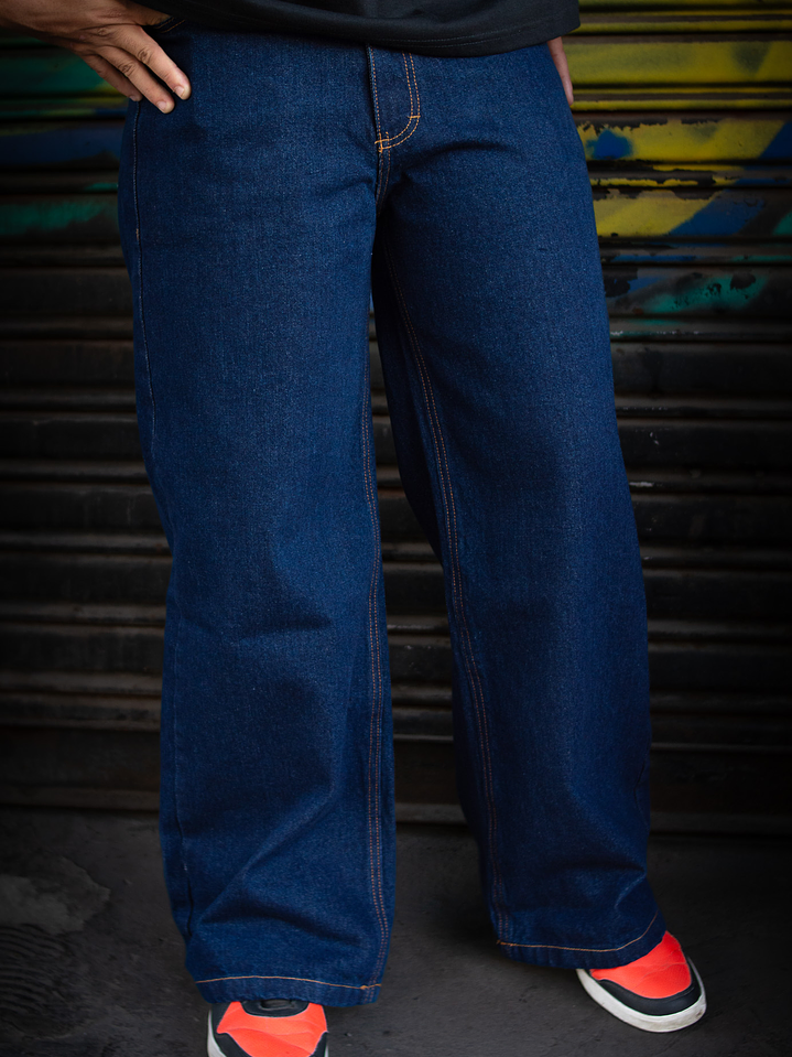 Jeans Baggy Denim Raw INFALIBLE 1