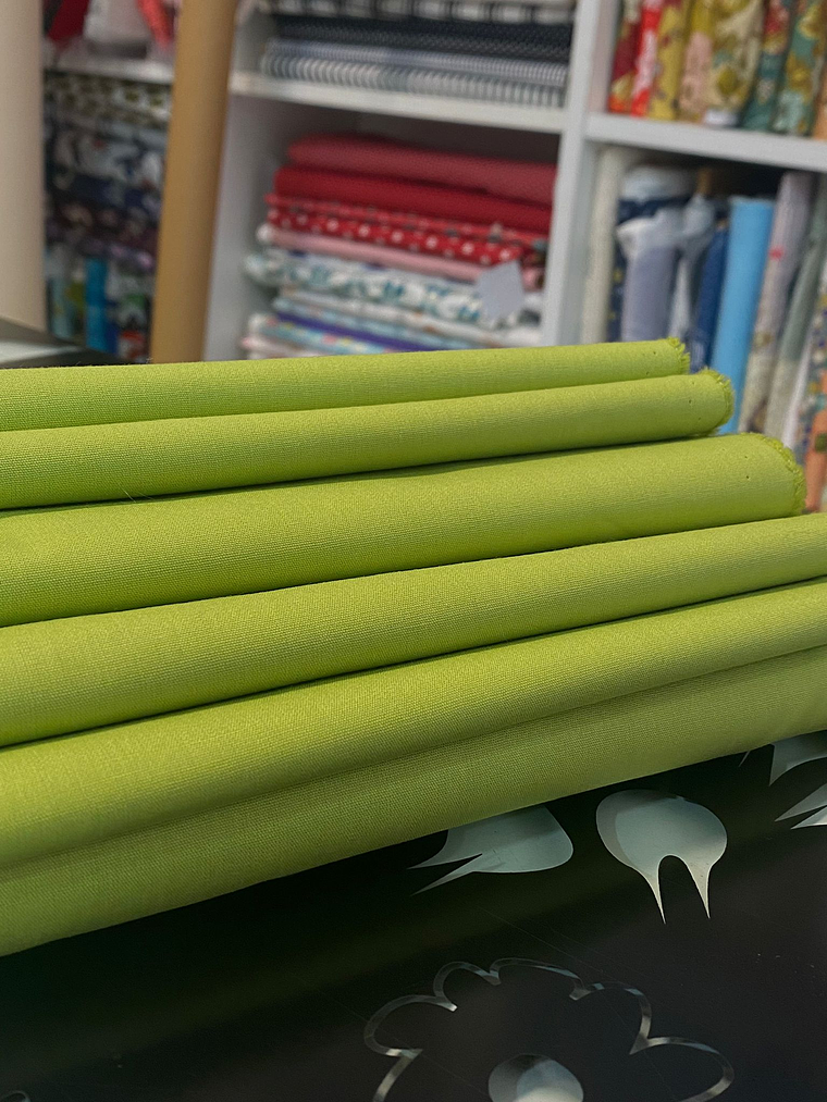 Tecido Verde Maçã 1