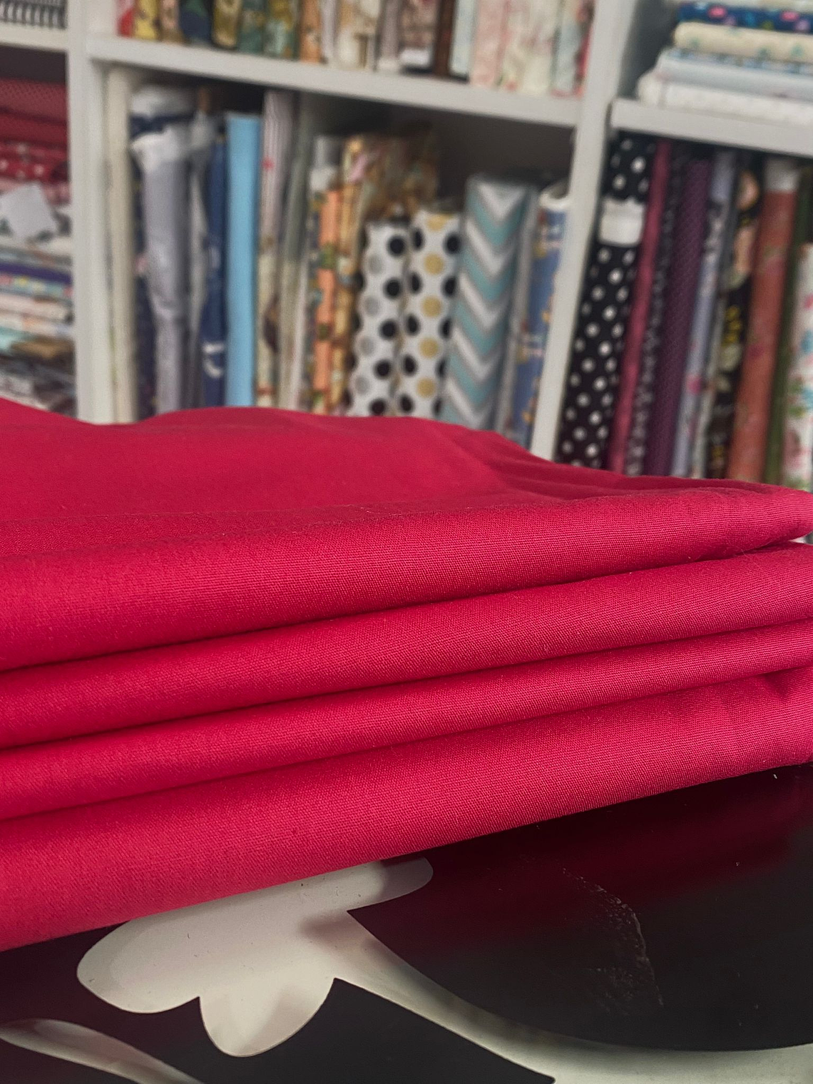 Tecido Liso fúcsia  1