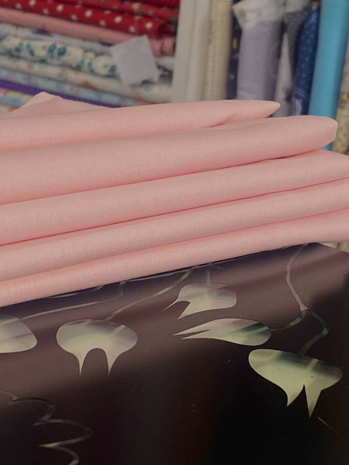 Tecido Liso Rosa Bebê 1