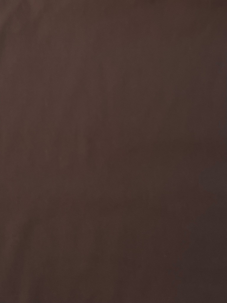 Tecido Liso Castanho Escuro  2