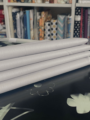 Tecido Liso Cinzento Claro