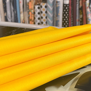 Tecido Liso Amarelo canário