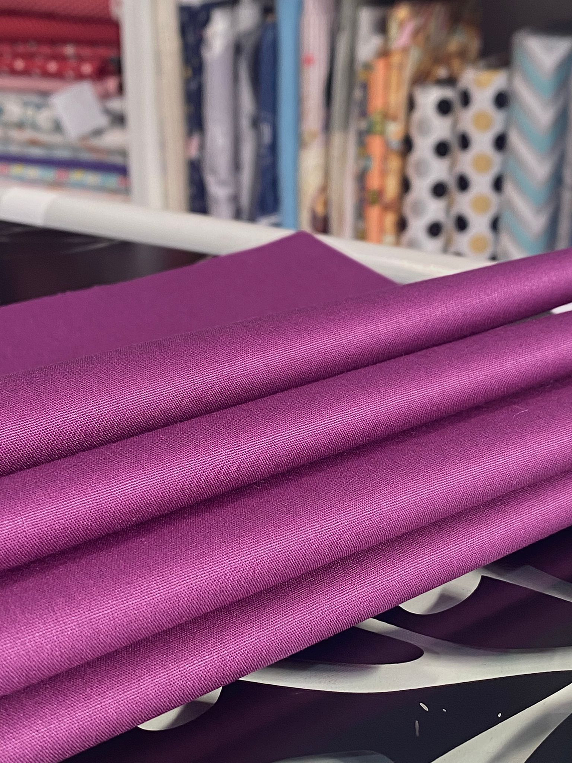 Tecido Liso Violeta Cobalto  1