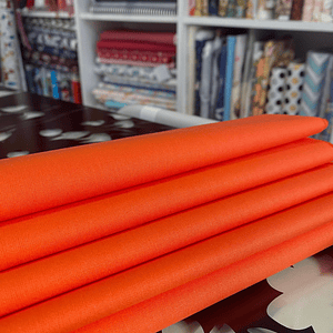 Tecido Liso Laranja Cobalto