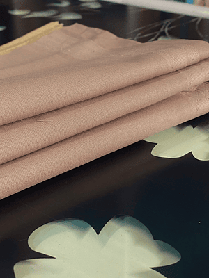 Tecido Liso Bege Escuro 