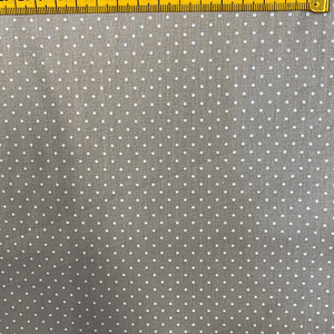 Tecido Cinza Com Pintinhas