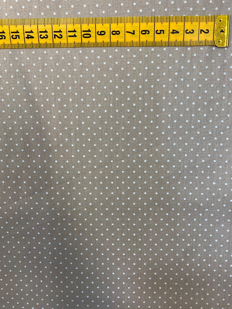 Tecido Cinza Com Pintinhas 1