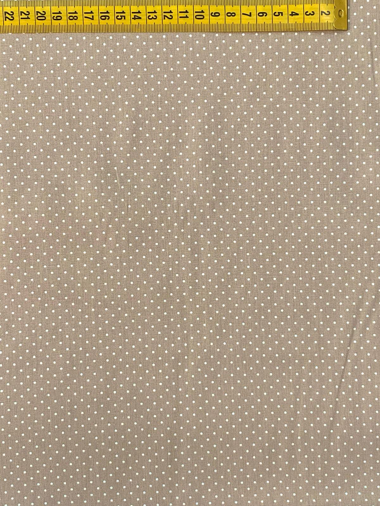 Tecido Bege Com Pintinhas 1