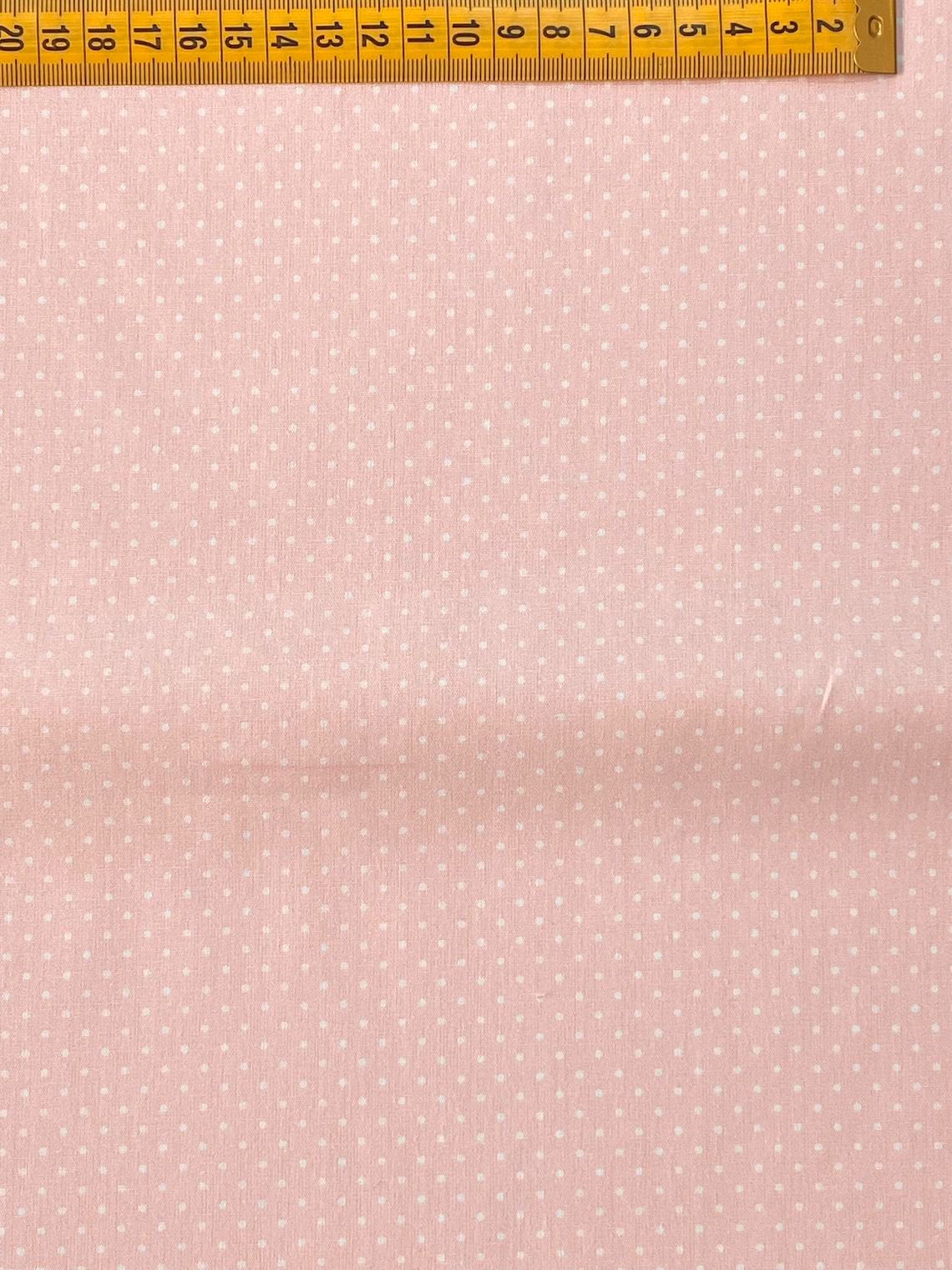 Tecido Rosa Bebê Com Pintinhas 1