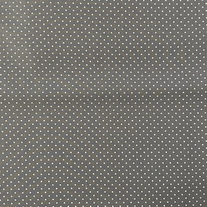 Tecido Cinzento Escuro Com Pintinhas