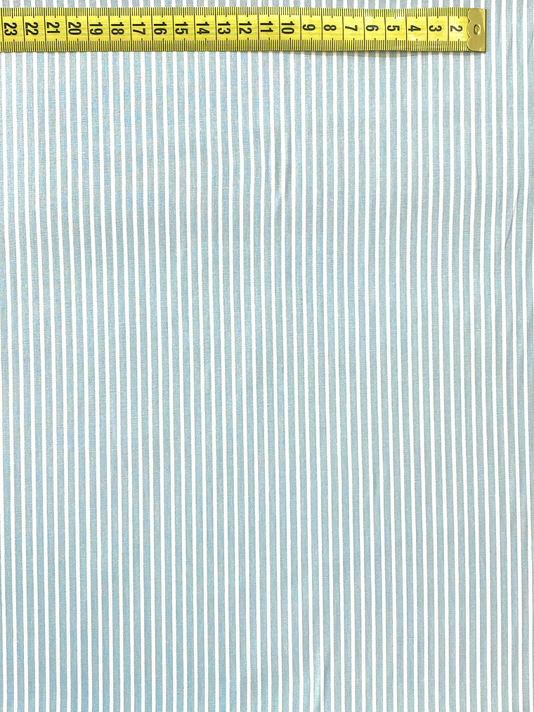 Tecido Listrado Azul Bebê 1