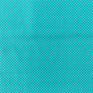 Tecido Azul Mar Com Pintinhas 