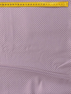 Tecido Lilás Com Pintinhas
