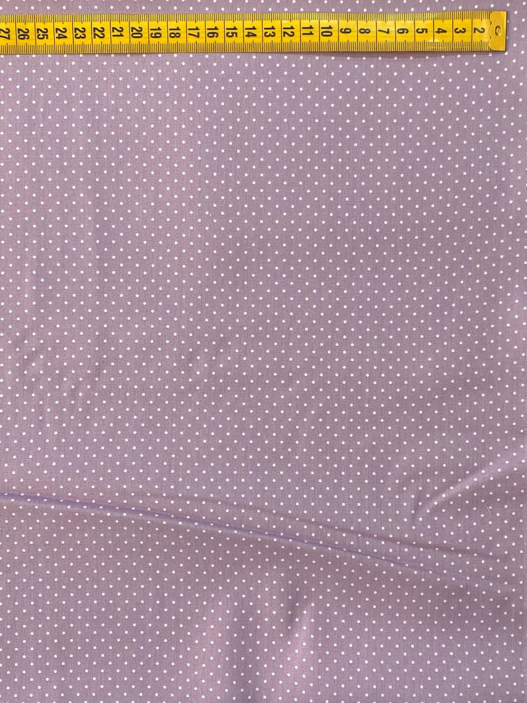 Tecido Lilás Com Pintinhas 1