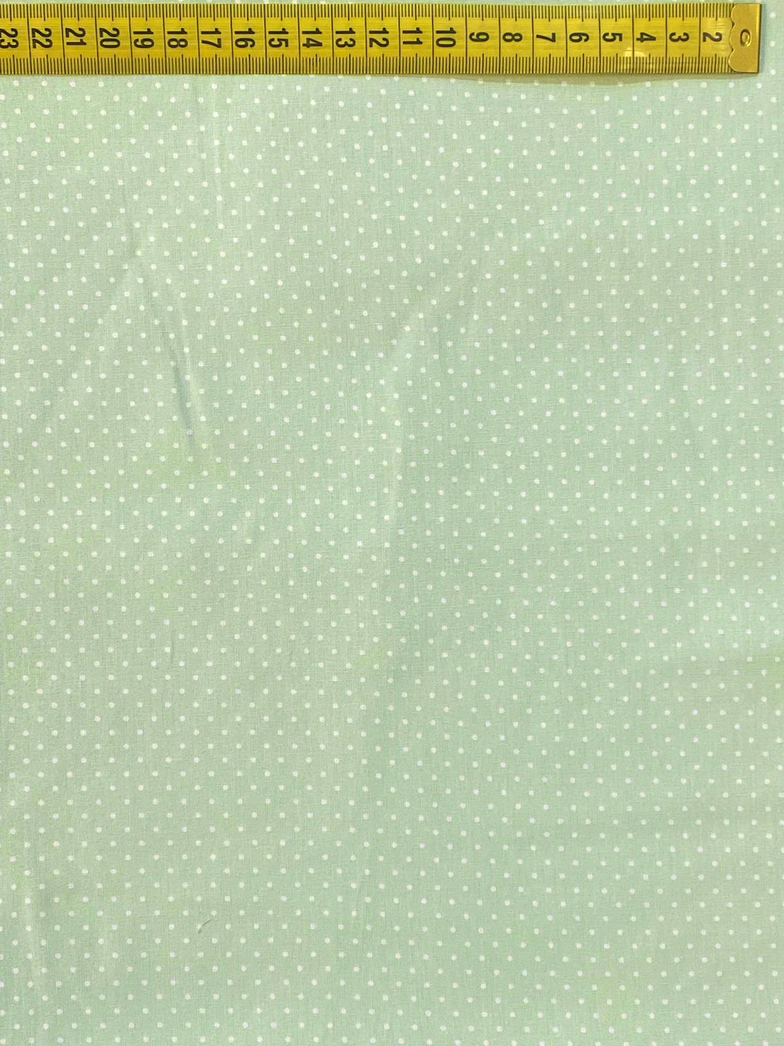 Tecido Verde Menta Com Estrelinhas  1