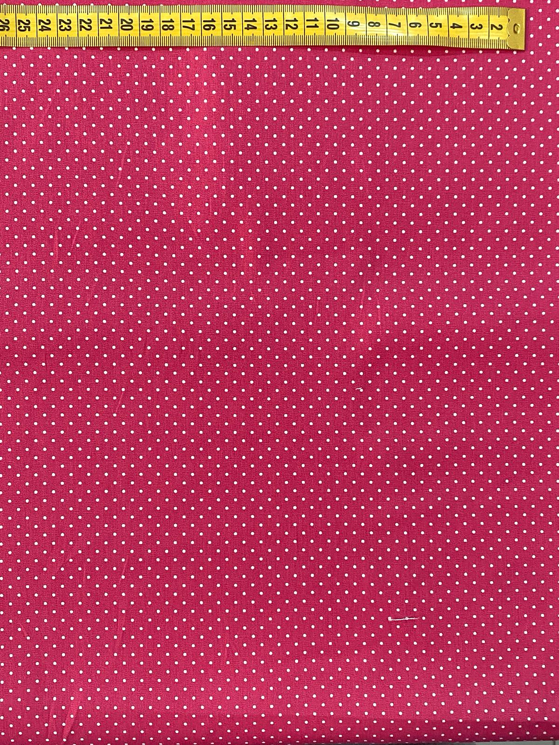 Tecido Rosa Fúcsia Com Pintinhas   1