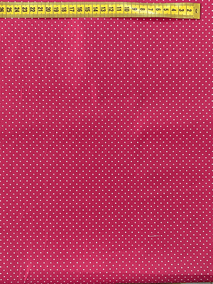 Tecido Rosa Fúcsia Com Pintinhas  