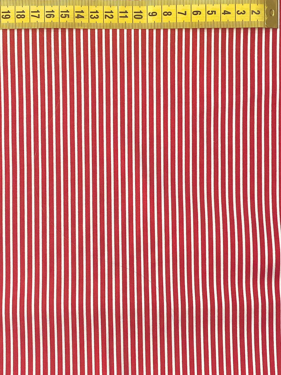 Tecido Listrado Vermelho   1