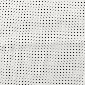 Tecido Branco Com Pintinhas Pretas