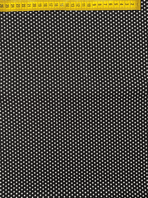 Tecido Preto Com Estrelinhas 