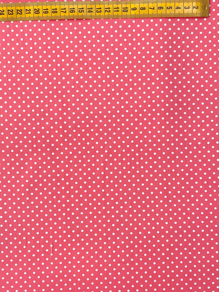 Tecido Coral Com Bolinhas 1