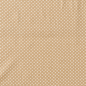 Tecido Creme Com Bolinhas 