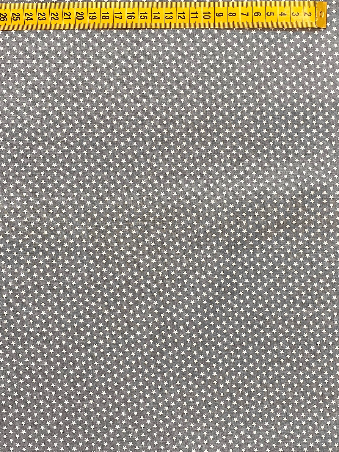 Tecido Cinza Com Estrelinhas  1