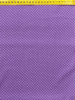 Tecido Violeta Com Pintinhas