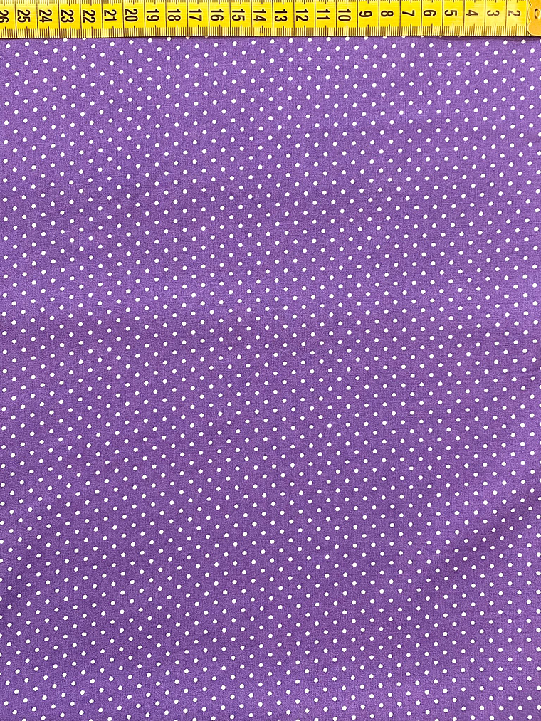 Tecido Violeta Com Pintinhas 1