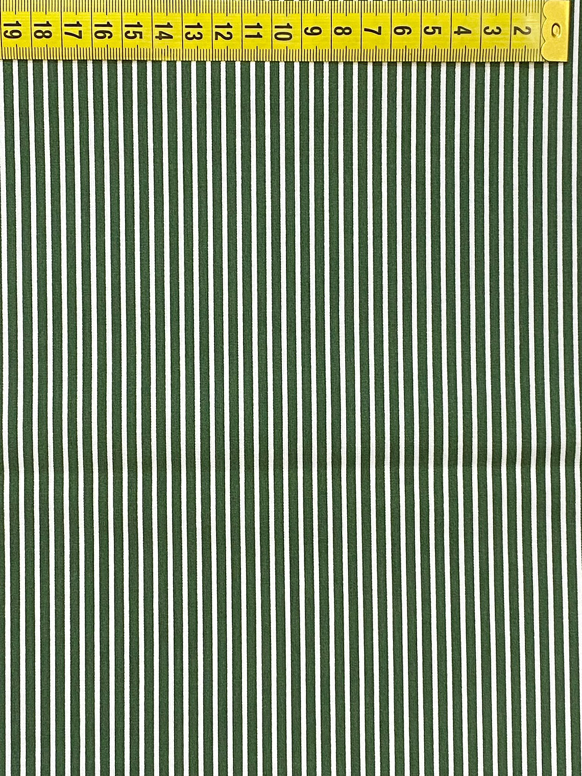 Tecido Listrado Verde Pinheiro  1