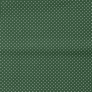 Tecido Verde Pinheiro Com Pintinhas