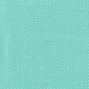 Tecido Verde Mar Com Pintinhas 