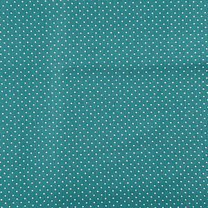 Tecido Verde Petróleo Com Pintinhas  