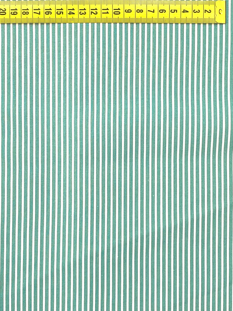 Tecido Listrado Verde Mar 1