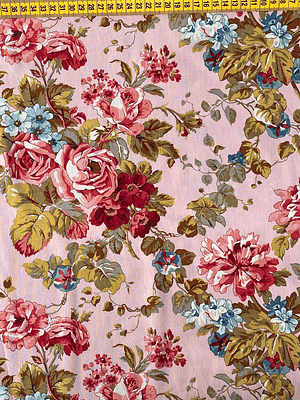 Tecido Rosa Floral 