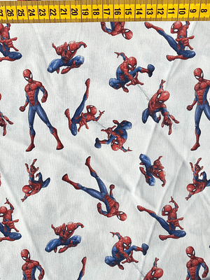 Tecido Do Homem Aranha Fundo Branco 