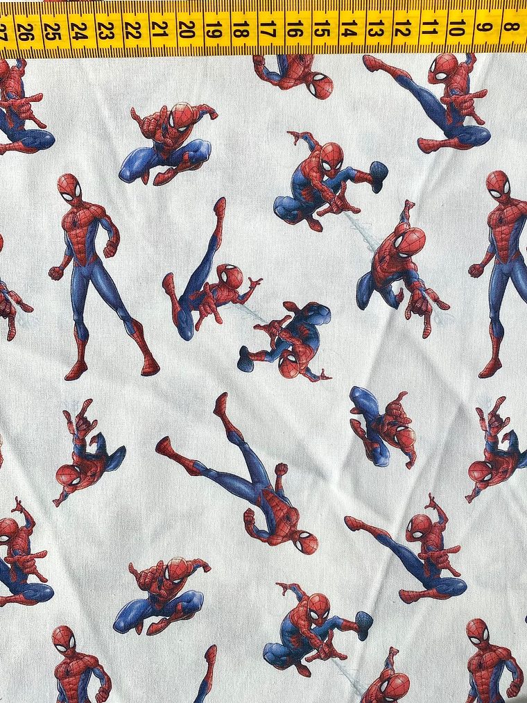 Tecido Do Homem Aranha Fundo Branco  1