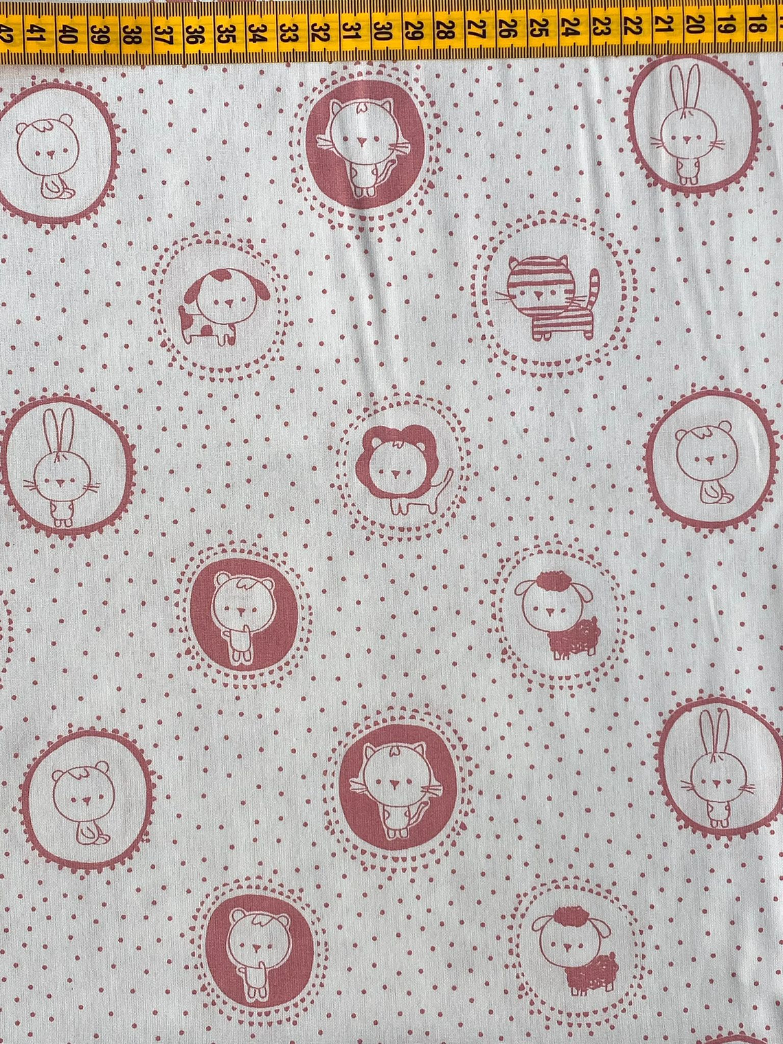 Tecido Com Gatinhos Rosa  1