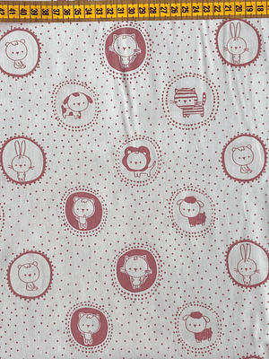 Tecido Com Gatinhos Rosa 
