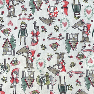 Tecido Da Capuchinho Vermelho 