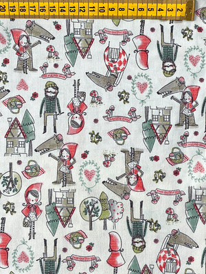 Tecido Da Capuchinho Vermelho 