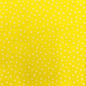 Feltro Amarelo Sol Com Flores 