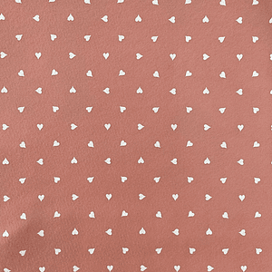 Feltro Rosa Velho Com Corações 