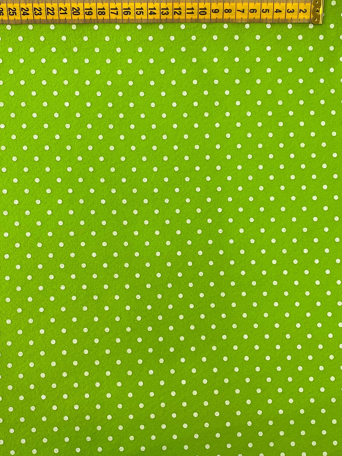 Feltro Verde Alface Com Bolinhas  1